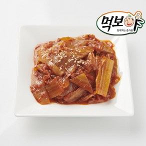 [먹보야] 100%우리농산물 볶음김치 해남배추 묵은지로 볶은김치, 1개, 1kg