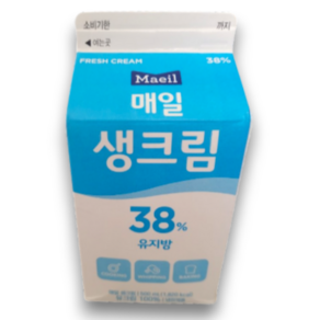 매일 생크림 38% 유지방, 1개, 500ml