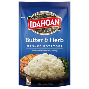 Idahoan Mashed Potatoes Butter & Herb 4 oz 아이다호안 으깬 감자 버터 & 허브 4온스