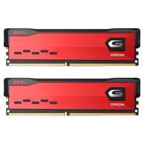 GeIL DDR4-3200 CL16-20-20 ORION Red 패키지 (32GB(16Gx2)), 2개