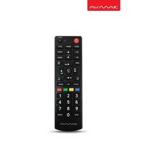 [세련된 디자인과 편리한 기능] AVMAX 통합리모컨 AV-1800 삼성 LG TV 및 DVD 무설정, 1개