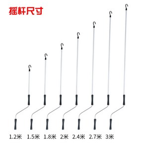 어닝핸들 손잡이 캐노피 천막 부품 어닝막대 수동 어닝손잡이고리 핸들 레버, B. 1.5m 두꺼운