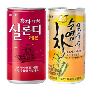 실론티 30캔+참맑은 옥수수수염차 30캔 / 총 60캔, 1세트, 175ml