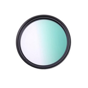 UV필터 단계적 색상 DSLR 카메라 렌즈 블루 레드 오렌지 55mm 72mm 77mm, 25.Gadual geen - 49mm, 1개