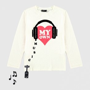 [이포르케] 키즈 사운드 티셔츠 MUSIC LOVER SOUND TEE FW210007