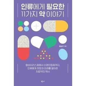 인류에게 필요한 11가지 약 이야기:항바이러스제에서 신경안정제까지, 반니, 정승규