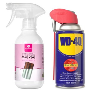 슬로웨이 녹제거제 300ml + WD-40 360ml 방청윤활제, 1개