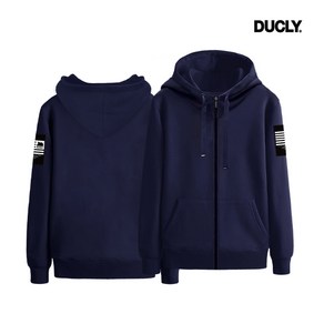 듀클라이 DUC-793 M~4XL 빅사이즈 하이넥 후드집업