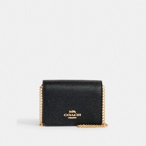 코치 체인 미니 지갑 C0059 IMBLK Mini Wallet On A Chain