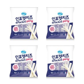 동원 덴마크 인포켓치즈 오리지널, 200g, 4개