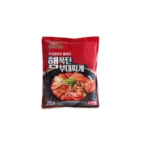 미자네식당 햄폭탄&우삼겹 부대찌개, 700g, 9개