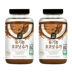 올바이오 유기농 꽃즙 코코넛슈가 비정제 갈색설탕 300g 2개