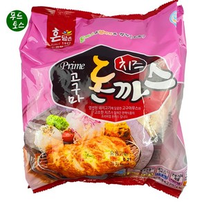 한맥 고구마치즈돈까스 고구마돈까스 1kg 200gX5개 맛있는 냉동돈까스 치즈 모짜렐라, 1개