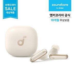 앤커 사운드코어 P40i 노이즈캔슬링 블루투스이어폰 A3955, 화이트