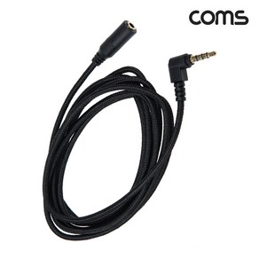 무배 BD064 4극 연장 메쉬 케이블 2m 3.5mm 4극 M, 1개