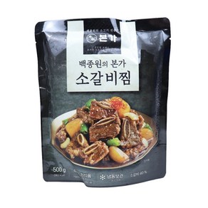 백종 본가소갈비찜 500g 4팩 500g 4개