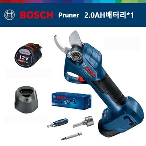 BOSCH 충전전지가위 12V 무선 전동가위 2.0Ah 배터리1, 1개