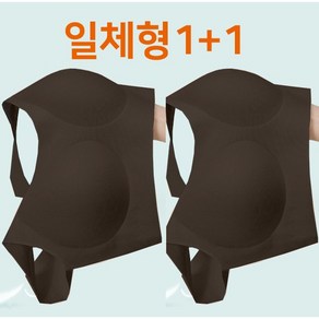 메가잇템 진짜 세상 편한 노와이어 노후크 심리스 패드 일체형 감동 브라 (1+1)