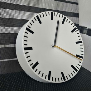 북유럽 덴마크 HAY WALL CLOCK 원형 벽시계, 레몬옐로우