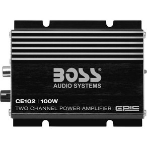 BOSS Audio Systems CE102 2 Channel Ca Amplifie 100 Watts Full Range Class AB IC Integated Cicu, 100 Watt 2-Channel