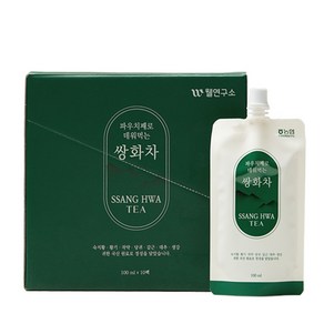 웰연구소 파우치째로 데워먹는 쌍화차, 10개입, 100ml, 1박스