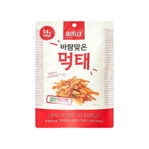 골든싸이]것플랙스_바람맞은먹태청양불닭맛25g, 5개, 25g