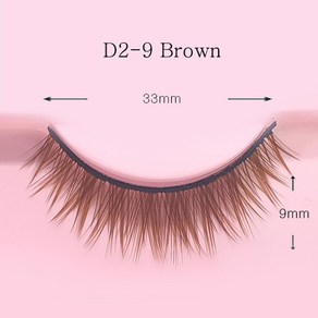 돌모아 구체관절인형 메이크업 인형전용 속눈썹 - D2-9 Brown