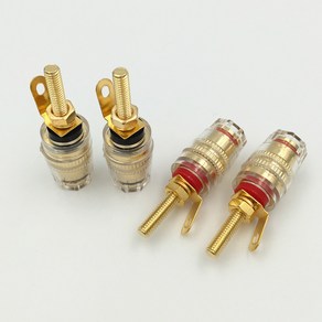 바인딩포스트 1개 4mm 바나나단자 Socket Connecto Binding Post fo Speake Teminal, 스피커용 1개