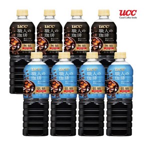 UCC 쇼쿠닝 액상커피 900ml 블랙4개 + 저당4개 (총8개입)