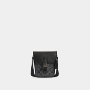 [코치]트랙 스몰 플랩 크로스바디 백Track Small Flap Crossbody In Signature Canvas(C3134-002)