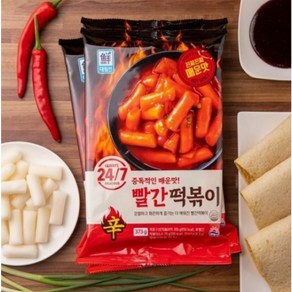 사조대림 신 빨간 떡볶이 373g 매운 매콤 떡볶이, 1개