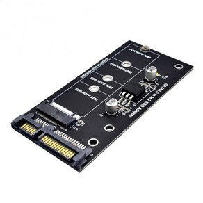 M2 to SATA3 어댑터 카드 고효율 M2.SSD 변환 NVME SSD 업그레이드 6 Gbps NGFF, 01 Black, 01 CHINA, 1개