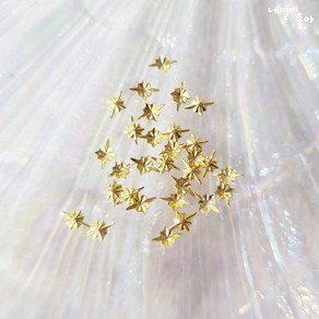 트윙클 메탈파츠 M (골드/실버) 40pcs, 1개, 실버