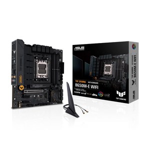 ASUS TUF GAMING B650M-E WIFI AMD Ryzen 7000 AM5 B650M-E micoATX 시리즈 대응 탑재