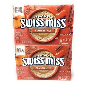 Limited Edition Swiss Miss Pumpkin Spice Hot Cocoa Mix 한정판 스위스미스 호박향 스파이스 핫 코코아 믹스 | 조이풀 셀렉션 보호 포장 2