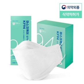 마스크케이(Mask K) 화이트(white) 50매 KF94 귀편한 부드러운 100%국산 대형, Mask K KF94(국산자재) 화이트 50매, 화이트