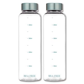 위드 스텐캡 눈금 물병 트라이탄 보틀 2p, 2개, 민트 500ml (2개입)