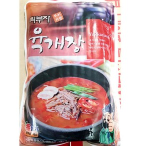 [무료배송]최부자 육개장(장터 600g)X5/다량/대용량/크록스/육개장/뼈없는갈비탕추천/육대장육개장, 5개, 600g