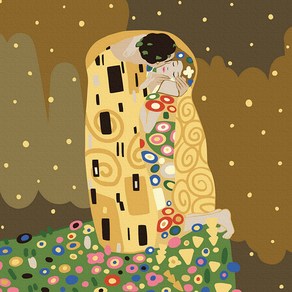 키스 (캔버스) 명화그리기 20x20, 단품, 1개
