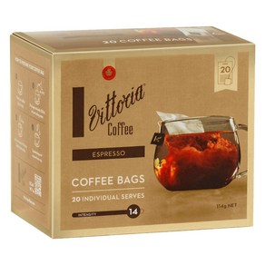 비토리아 에스프레소 티백커피 Vittoia Espesso Coffee Bags, 1개, 20개입, 114g