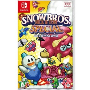 [중고] [스위치] 스노우 브라더스 닉&톰 스페셜 (한글판) 정식발매 닌텐도 정품칩 NS SWITCH