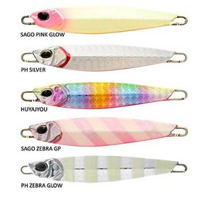 DAIWA Metal Jig Samuai Jig Sago Shitune 30g Zeba Glow Pink Lue, 상품명참조, 1g, 1개