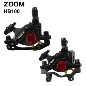 ZOOM-HB100 자전거 유압 디스크 브레이크 MTB 산악 도로 자전거 유압 오일 라인 당기는 디스크 브레이크 XTECH 전면 및 후면, 16)1piece Disk, 1개