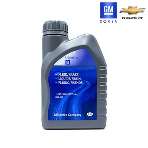 GM 쉐보레 순정 브레이크오일 93746642 DOT-4+0.5L, 1개
