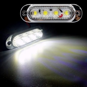 MOTOPIA 12V용 4LED 사이드램프 차폭등 화이트, 1개, 본상품