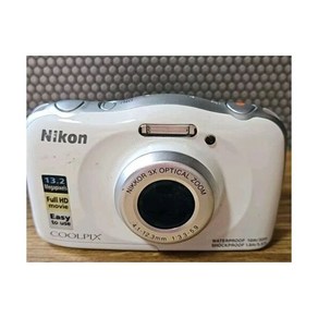 Nikon COOLPIX W100 13.2MP 디지털 카메라 화이트 테스트 작품