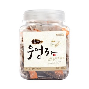 바른약초 볶은 우엉차 삼각티백, 1g, 100개, 100개입