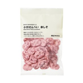 일본 무인양품 쌀의 맛을 살린 코반센베이 빨간 시소 50g, 1개