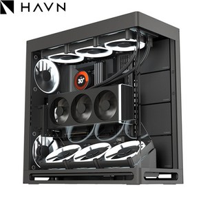 HAVN HS 420 VGPU 미들타워 케이스 (블랙), 1