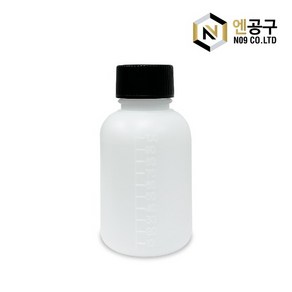 N09 엔공구 반투명 소분 용기 100ml 28파이 마개 포함 HDPE, 02. 28파이 투명 초정밀 건스프레이, 1개